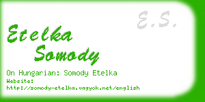 etelka somody business card